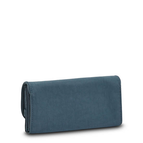 Kipling Money Land Snap Wallet Lommebok Marineblå Grå | NO 1024FD